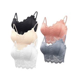 NEW Multipack of 5 Lace Bandeau Padded Bras M